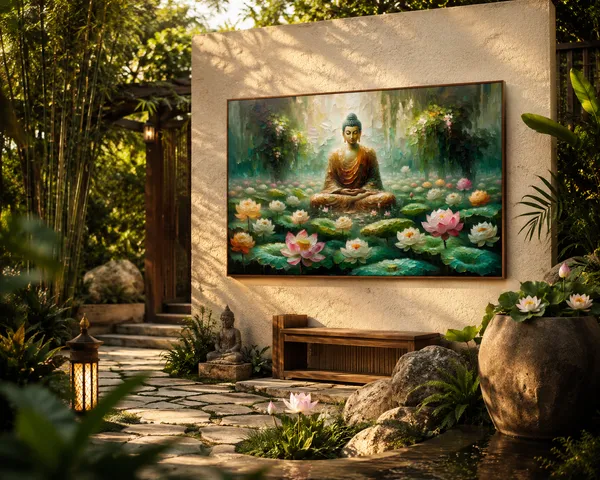 Buddha_Lotus_Pond_Meditation_Wall_Art