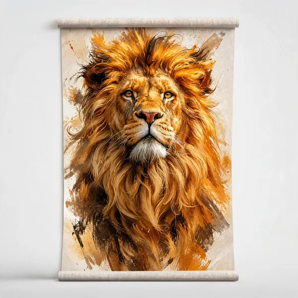 Golden_Lion_Portrait_Wall_Art