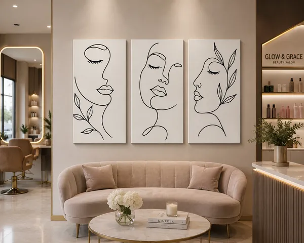 Monochrome_Line_Art_Botanical_Face_Wall_Art