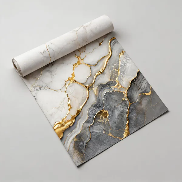 Abstract_White_Grey_And_Gold_Marble_Wall_Art
