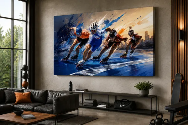 Speed_Skating_Sports_Wall_Art