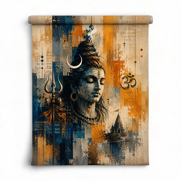 Abstract_Spiritual_Lord_Shiva_Wall_Art