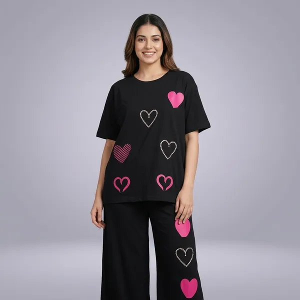 Black_Cotton_Heart_Print_Relaxed_Fit_Co-Ord_Set_For_Women