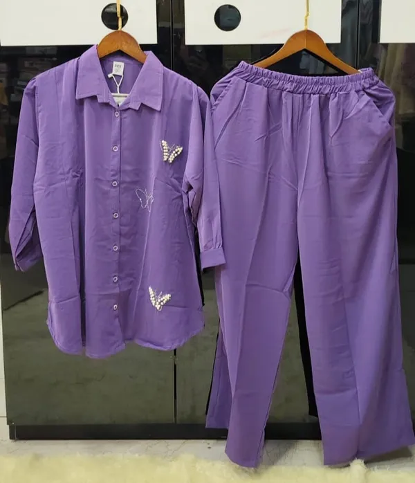 Purple_Korean_Pearl_Butterfly_Shirt_And_Pant_Lounge_Set_For_Women