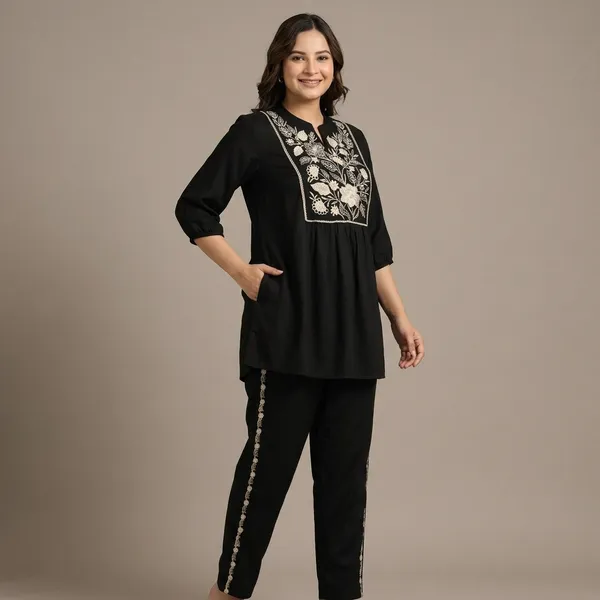 Black_Embroidered_Floral_Co-ord_Set_For_Women