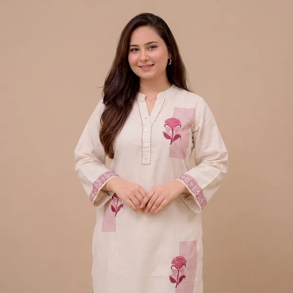 White_Cotton_Floral_Embroidered_Co-ord_Set_For_Women