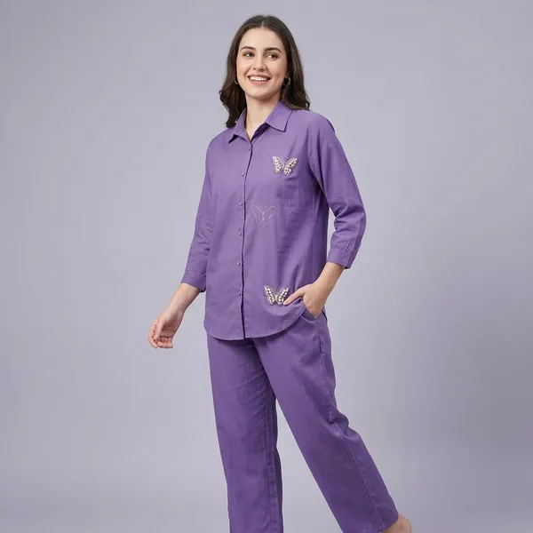 Purple_Korean_Pearl_Butterfly_Shirt_And_Pant_Lounge_Set_For_Women