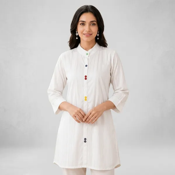 White_Cotton_Kurta_For_Women