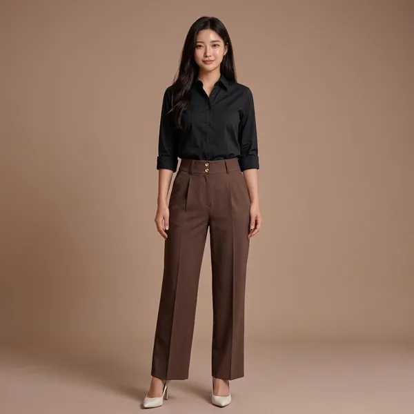 Coffee_Brown_Rayon_Straight-Fit_Trouser_For_Women