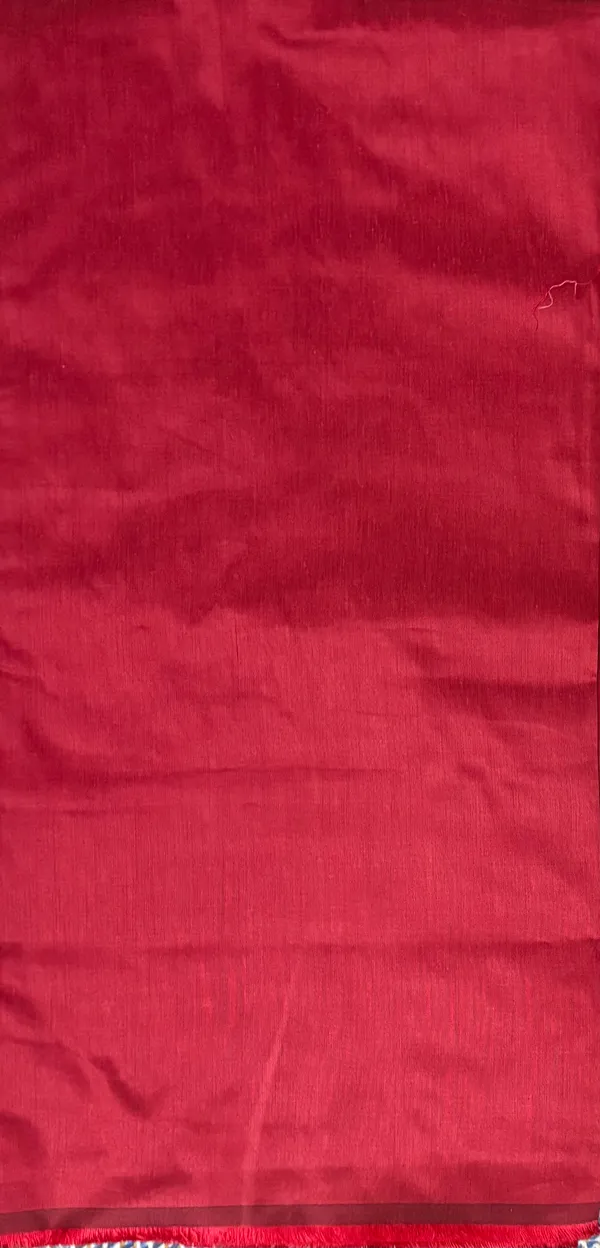 Maroon_Red_Cotton_Chanderi_Unstitched_Kurta_Set_For_Women