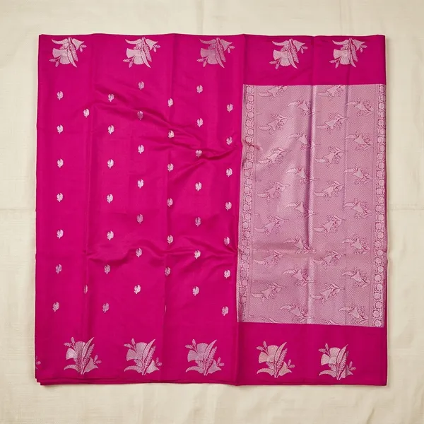 Rani_Pink_Art_Silk_Zari_Weave_Banarasi_Saree_For_Women