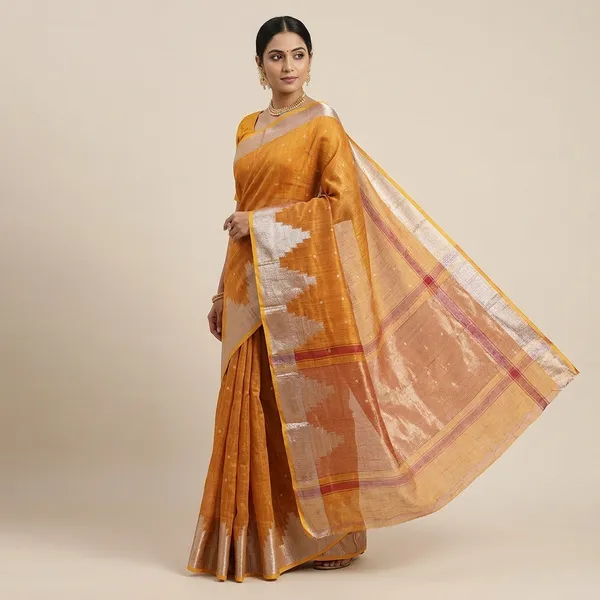 Mustard_Art_Silk_Tissue_Pallu_Banarasi_Saree_For_Women