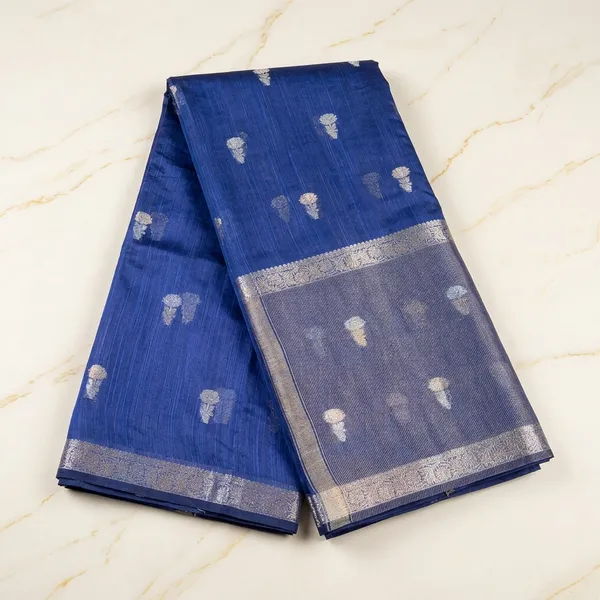 Blue_Art_Silk_Tissue_Pallu_Banarasi_Saree_For_Women