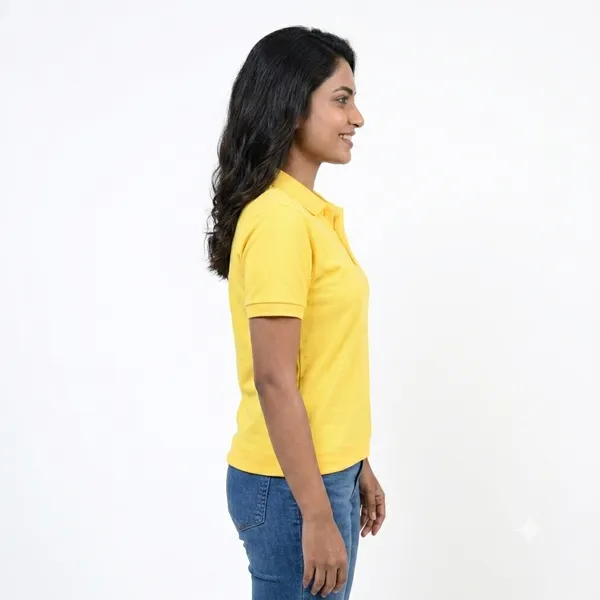 Teenout_Polo_Neck_Yellow_color_100%_Micro_polyester_for_Woman