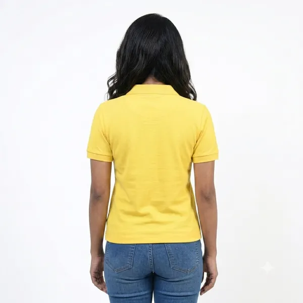 Teenout_Polo_Neck_Yellow_color_100%_Micro_polyester_for_Woman