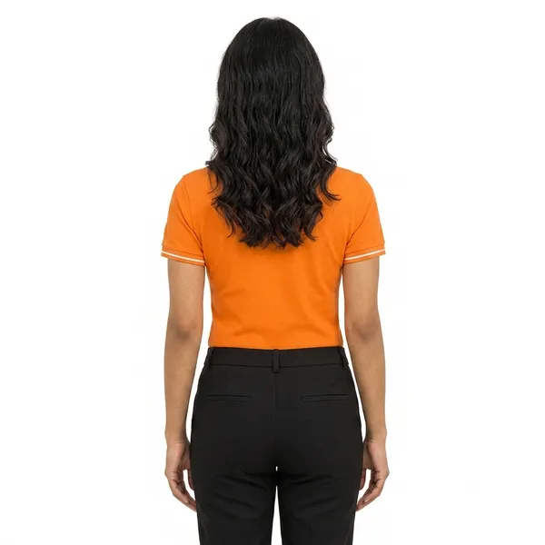Teenout_Polo_Neck_Orange_color_Anti_peeling_fabric_PK_mattie_&_Lycra_ribs_for_Woman