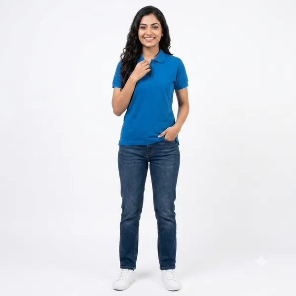 Teenout_Polo_Neck_Blue_color_Anti_peeling_fabric_PK_mattie_&_Lycra_ribs_for_Woman