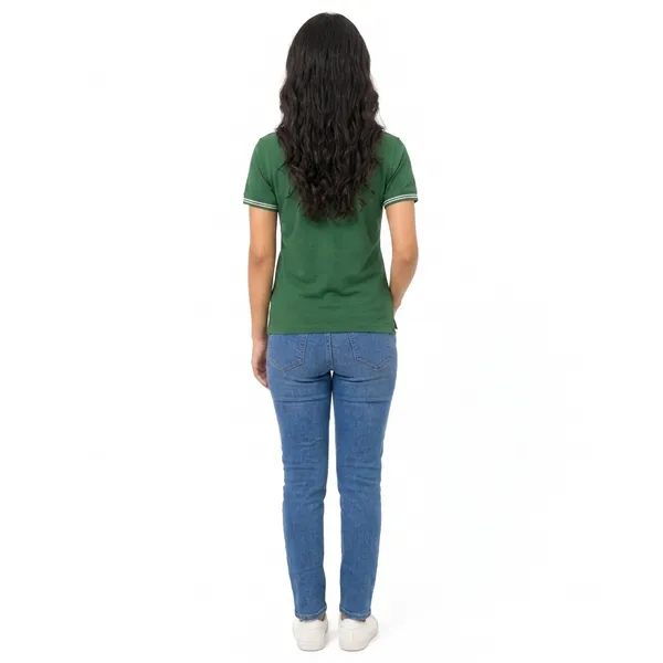 Teenout_Polo_Neck_Green_color_100%_fully_combed_cotton_for_Woman