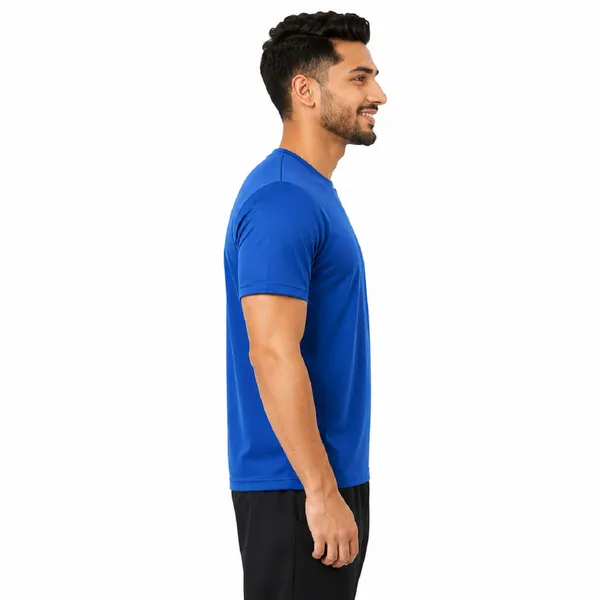 Teenout_Micro_Polyester_Round_Neck_T-Shirt_Combo_(Blue_&_Orange)