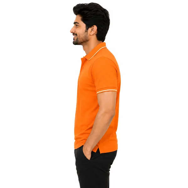 Teenout_Micro_Polyester_Polo_&_Round_Neck_Combo_(Blue_&_Orange)