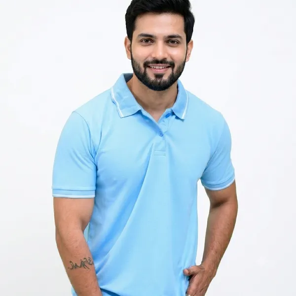 Teenout_Micro_Polyester_Polo_&_Round_Neck_Combo_(Blue_&_Light_Blue)