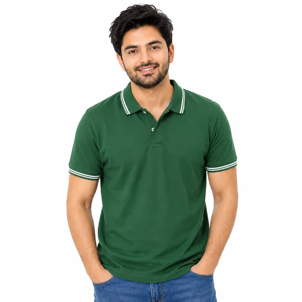 Teenout_Micro_Polyester_Polo_&_Round_Neck_Combo_(Blue_&_Green)
