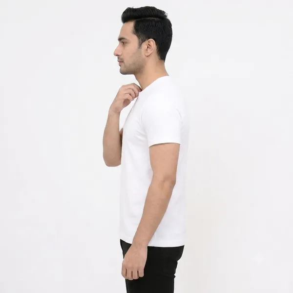 Teenout_Micro_Polyester_Round_Neck_T-Shirt_Combo_(Red_&_White)