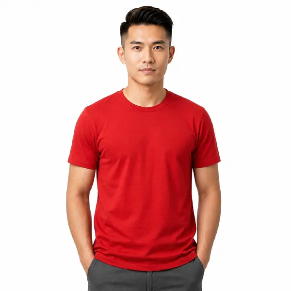 Teenout_Micro_Polyester_Polo_&_Round_Neck_Combo_(Red_&_Light_Blue)