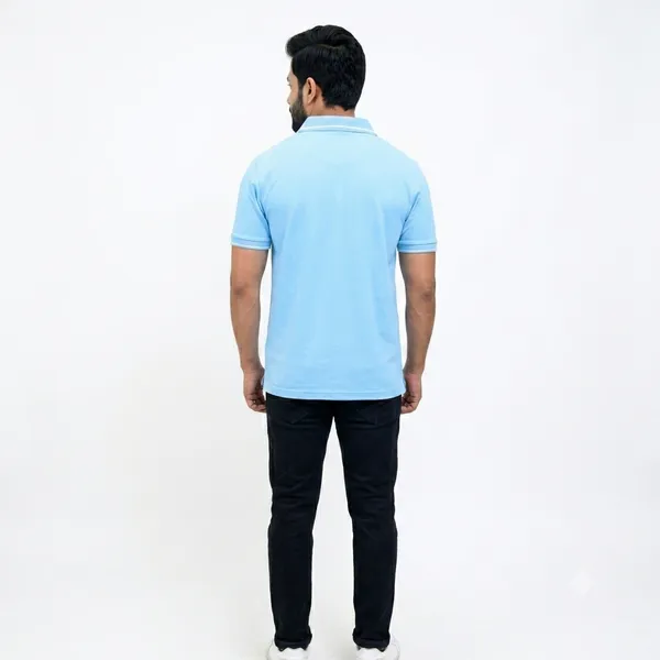 Teenout_Micro_Polyester_Polo_&_Round_Neck_Combo_(Orange_&_Light_Blue)