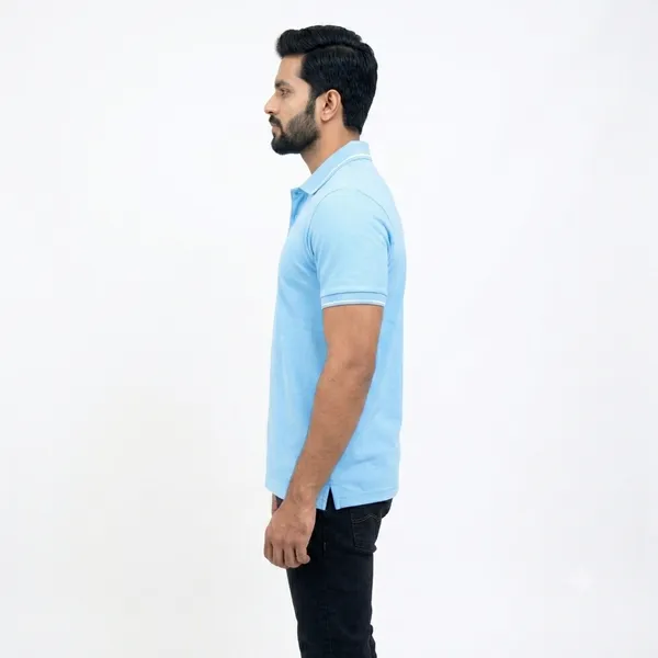 Teenout_Micro_Polyester_Polo_&_Round_Neck_Combo_(Orange_&_Light_Blue)