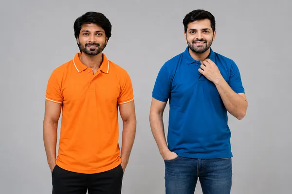 TeenOut_Training_or_Gym_Quick_Dry_&_Solid_Stylish_Active_Wear_Polo_T-Shirt_For_Men_(Pack_Of_2)