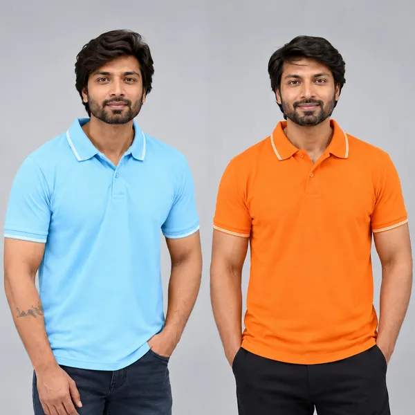 Teenout_Dryfit_Officewear_And_Training_or_Gym_Premium_Polo_T-Shirt_For_Men_Pack_Of_2