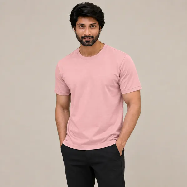 Teenout_Peach_T_Shirt_For_Men