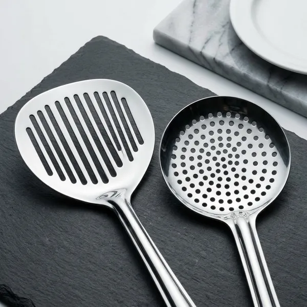 Stainless_Steel_Skimmer_Spoon_Duo_Slotted_And_Perforated_Set