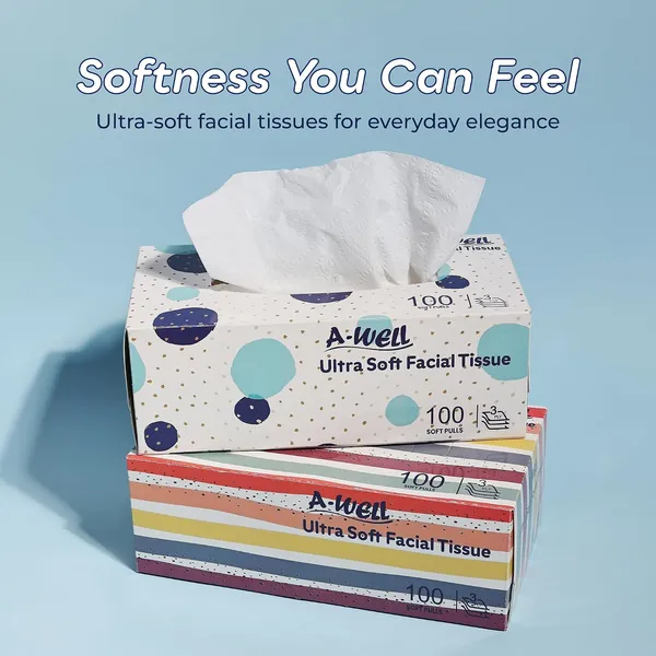 Facial_Tissue_Paper_3_Ply_100_Pulls_(Combo_of_4_Packs)