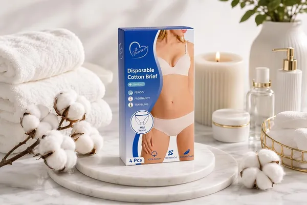 A-WELL_Cotton_Disposable_Underwear_for_Women_|_4_Pcs/Pack_|_Pack_of_2_|_Free_Size_(30-42_Inch_Waist)_|_Soft,_Breathable_&_Hygienic_|_Travel,_Maternity_&_Hospital_Use_-_Heavy-Flow,_Antifungal