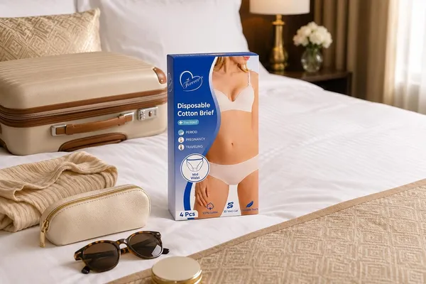 A-WELL_Cotton_Disposable_Underwear_for_Women_|_4_Pcs/Pack_|_Pack_of_2_|_Free_Size_(30-42_Inch_Waist)_|_Soft,_Breathable_&_Hygienic_|_Travel,_Maternity_&_Hospital_Use_-_Heavy-Flow,_Antifungal