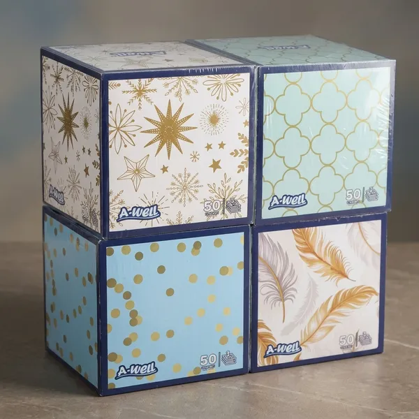 A-WELL_Facial_Tissue_Paper_|_Ultra_Soft_&_Absorbent_Face_Tissues_|_Premium_Disposable_Tissue_Paper_for_Home,_Office,_Car_&_Travel_Use_(Facial_Tissue_(3_PLY)_50_Pulls_Combo_Of_4)