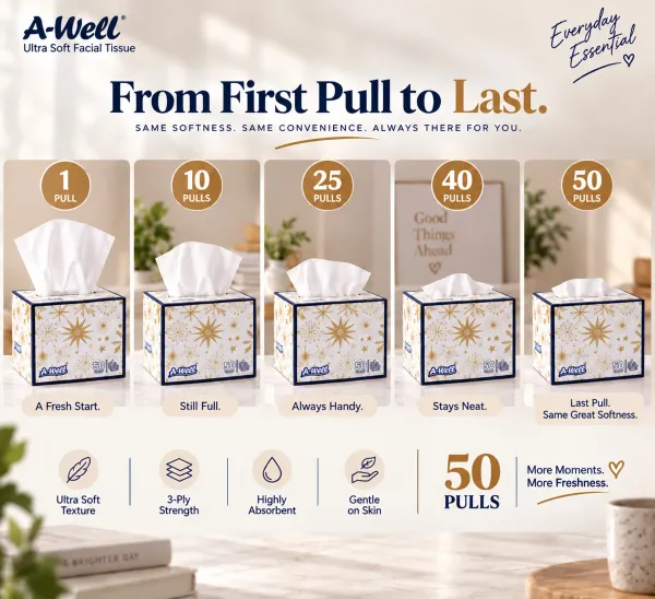 A-WELL_Facial_Tissue_Paper_|_Ultra_Soft_&_Absorbent_Face_Tissues_|_Premium_Disposable_Tissue_Paper_for_Home,_Office,_Car_&_Travel_Use_(Facial_Tissue_(3_PLY)_50_Pulls_Combo_Of_4)