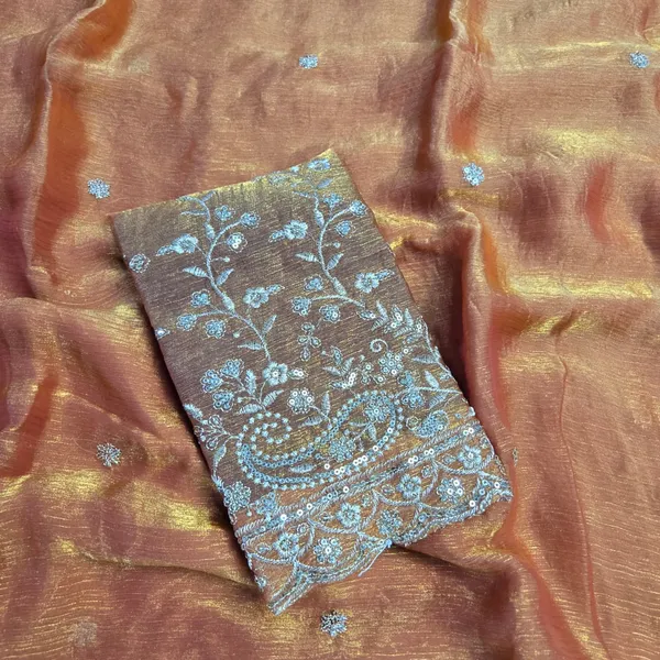 Orange_Fandy_Satin_Silk_Saree_For_Women