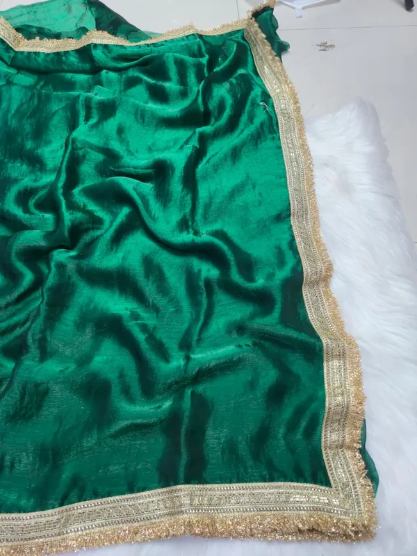Green_Fandy_Satin_Silk_Saree_For_Women