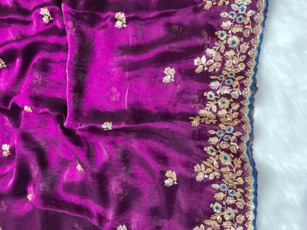 Purple_Fandy_Satin_Silk_Saree_For_Women