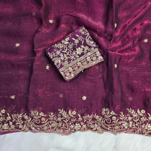 Purple_Fandy_Satin_Silk_Saree_For_Women