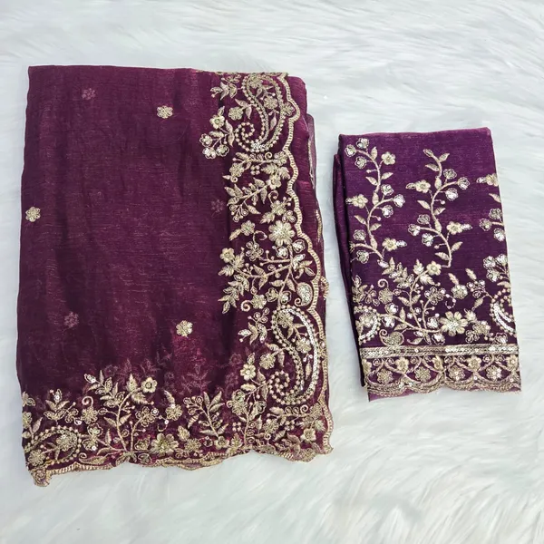 Purple_Fandy_Satin_Silk_Saree_For_Women