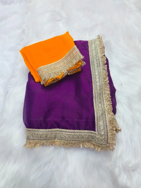 Purple_Fandy_Satin_Silk_Saree_For_Women
