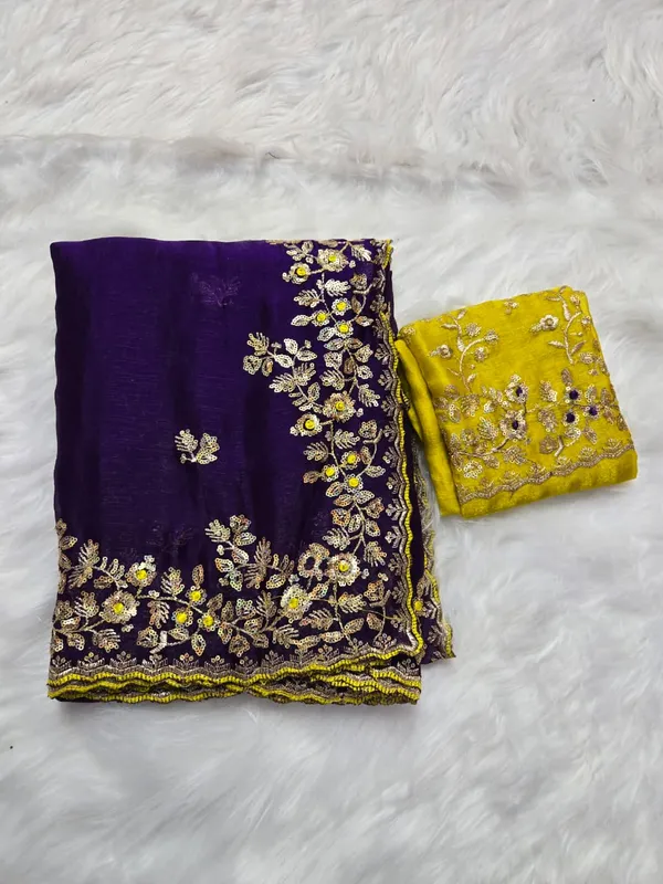 Purple_Fandy_Satin_Silk_Saree_For_Women