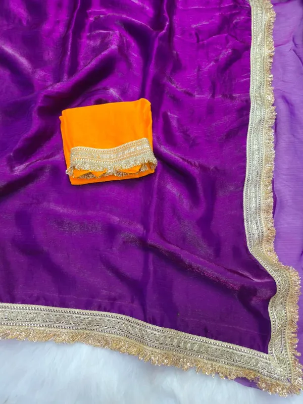 Purple_Fandy_Satin_Silk_Saree_For_Women