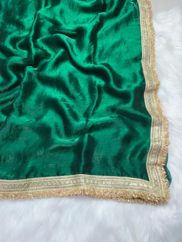 Green_Fandy_Satin_Silk_Saree_For_Women