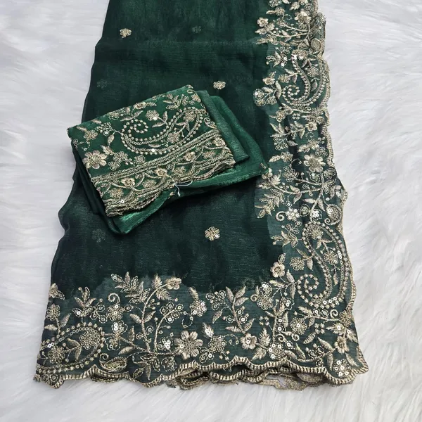 Green_Fandy_Satin_Silk_Saree_For_Women