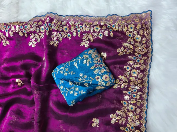 Purple_Fandy_Satin_Silk_Saree_For_Women
